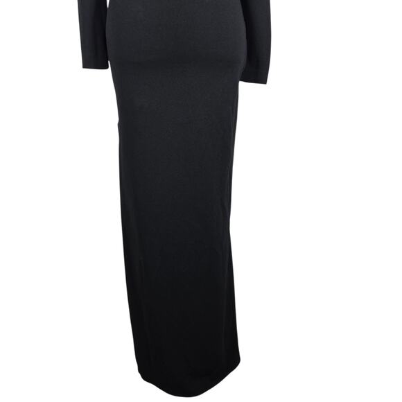 Solace London Liva Gown US 2 Black Asymmetric 1 Shoulder Timeless Evening Dress - Picture 3 of 13